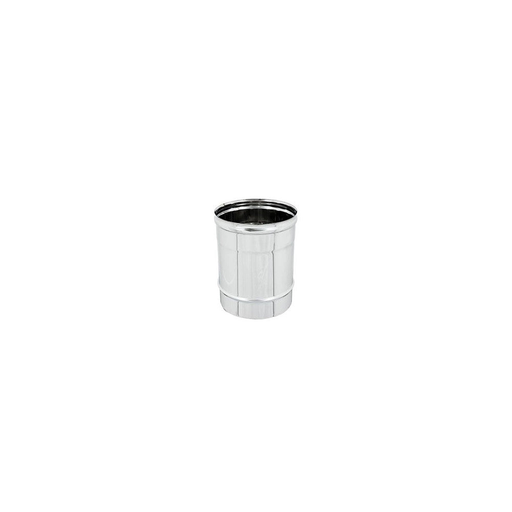 Tubo acciaio inox 150 x 250mm 5 decimi aisi 304