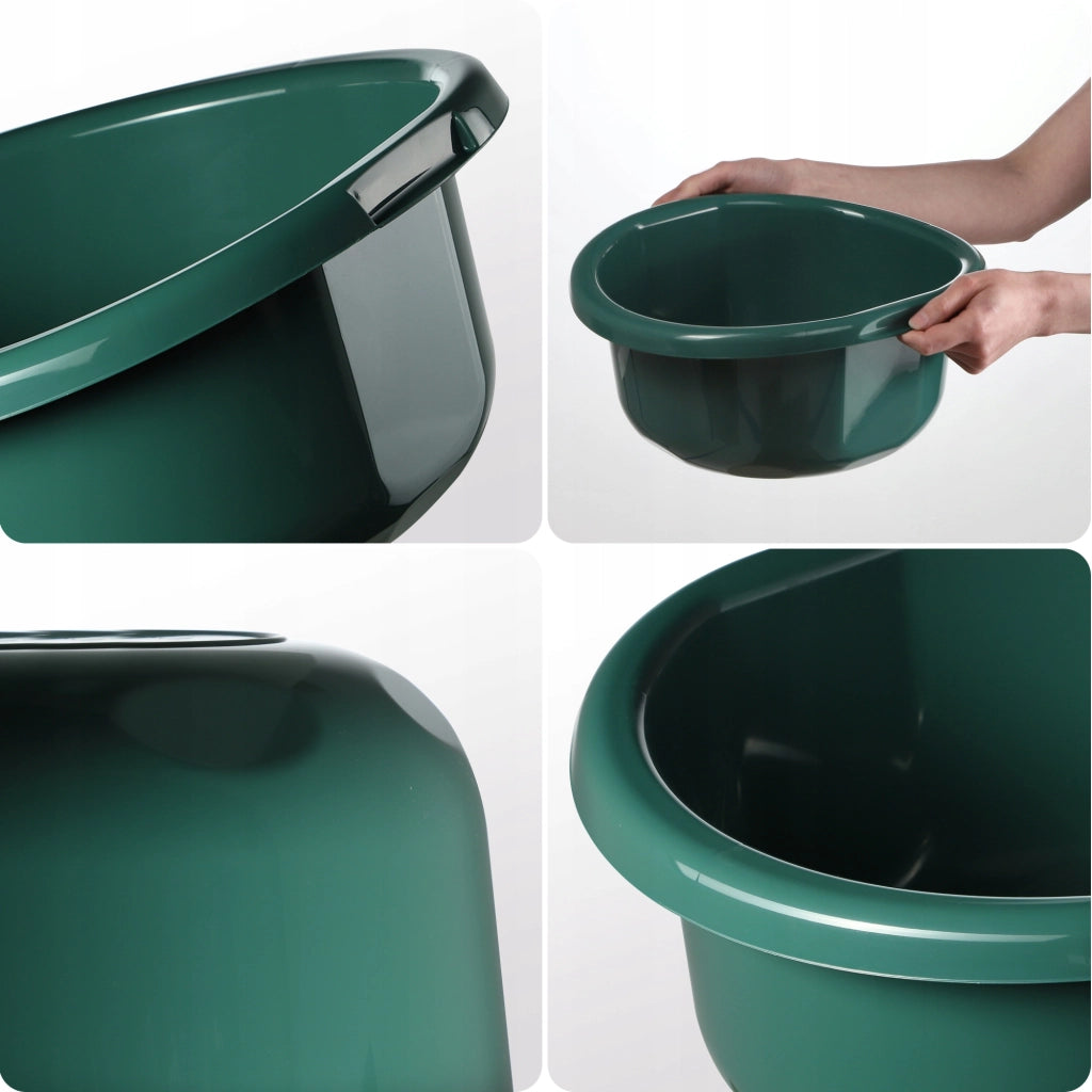 Bacinella universale rotonda in plastica KADAX da 8 litri per bucato