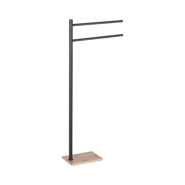 Piantana porta asciugamani gedy ta31 41 tania bamboo e nero