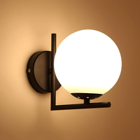 Lampada Da Parete G101-1w Black White