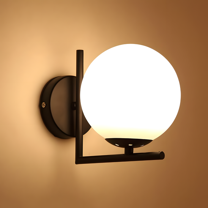 Lampada Da Parete G101-1w Black White