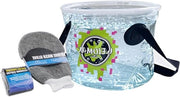 Kit di raccolta acqua multifunzionale pieghevole per campeggio all'aperto e cura dell'auto (10L)