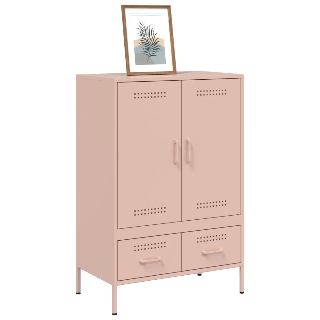 Credenza Rosa 68x39x101,5 cm in Acciaio 843109