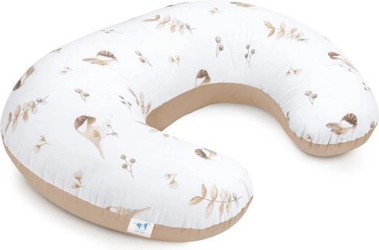 Cuscino da Letto per Bambini Cuscino di Supporto per Neonati Cuscino per Nutrizione Cappuccino Lovely Bird