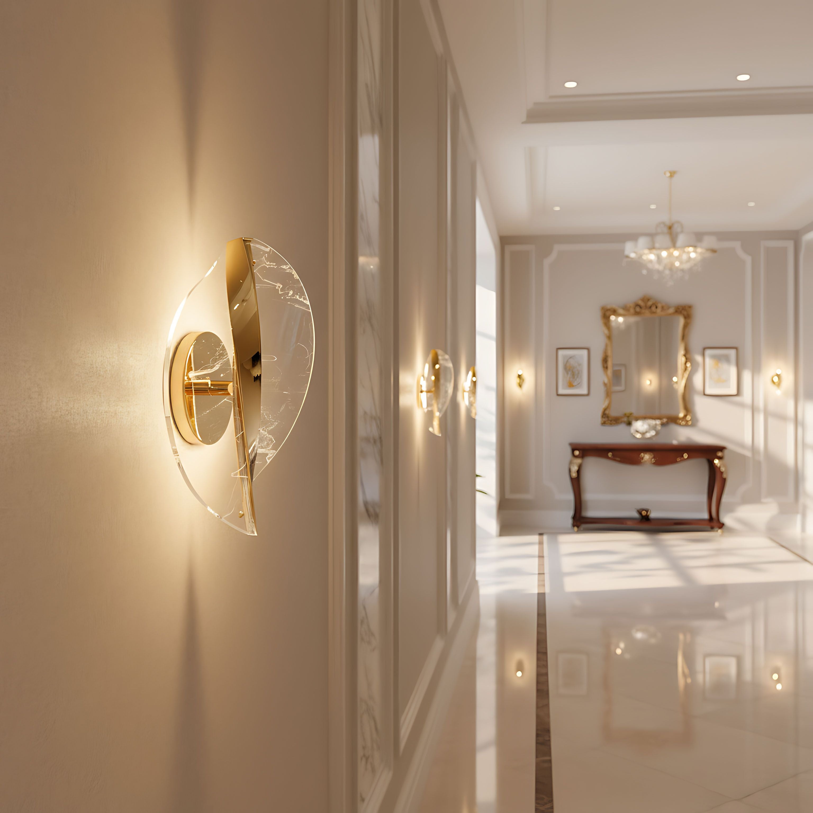 Lampada Da Parete Led G128-w Gold