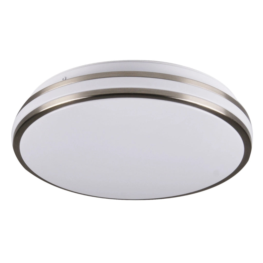 Plafoniera LED Polux Orbit Ø28 nichel 15W 4000K 1600lm