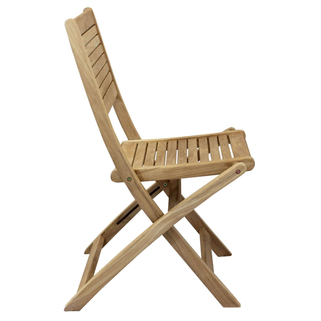 Sedia da Giardino Pieghevole in Legno Teak cm 42x51x85 - THOR