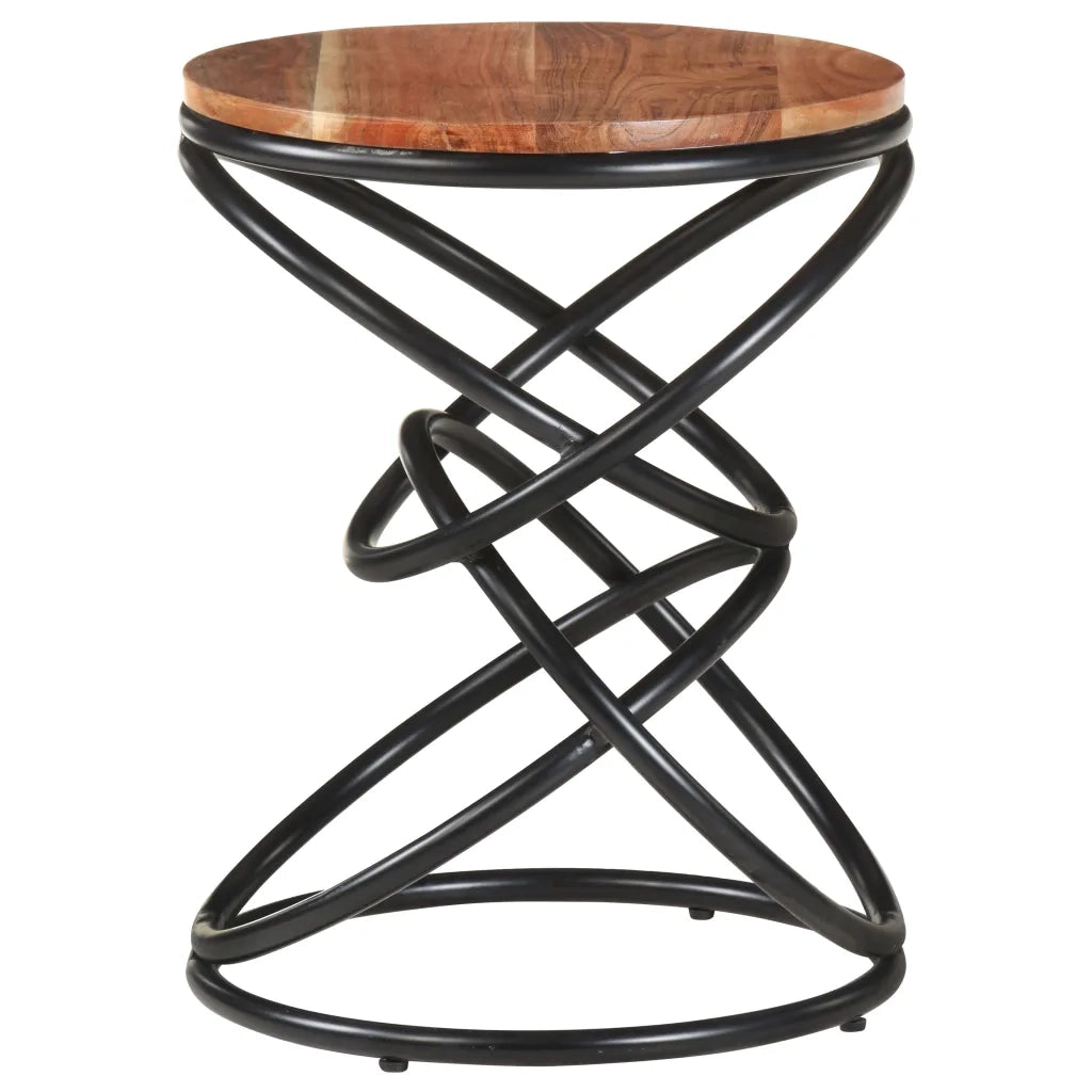 Tavolino da salotto | Tavolino da caff¨¨ | Tavolino da Soggiorno 40x40x52 cm in Legno Massello di Acacia