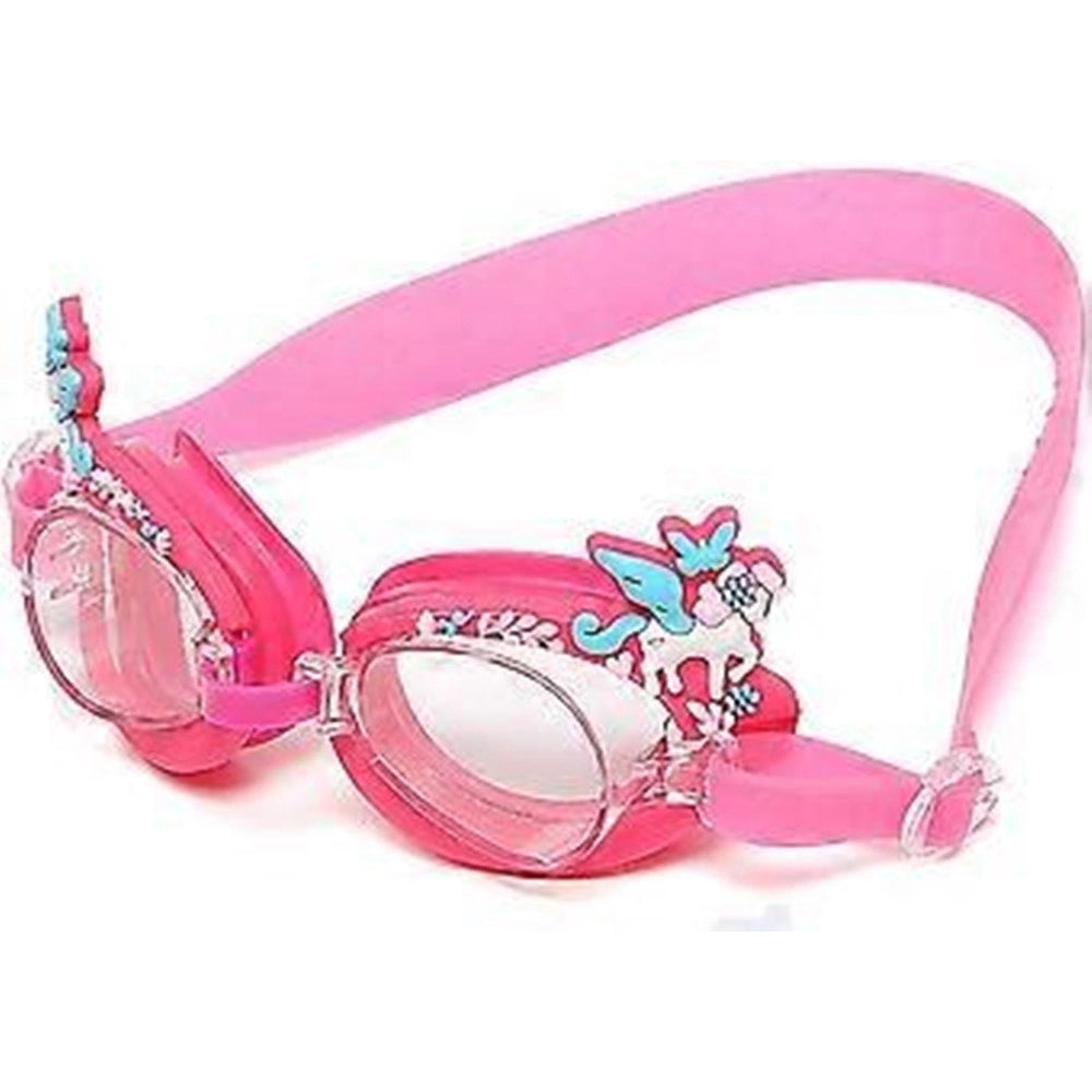 Trade Shop - Occhialini Da Nuoto Unicorno Per Bambini Dai 7+ Anni Antiappannamento Uv 16x6cm 618447 -