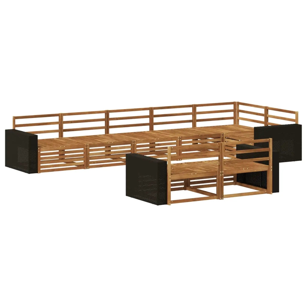 Set di divani da esterno 8 pz Naturale 3383512