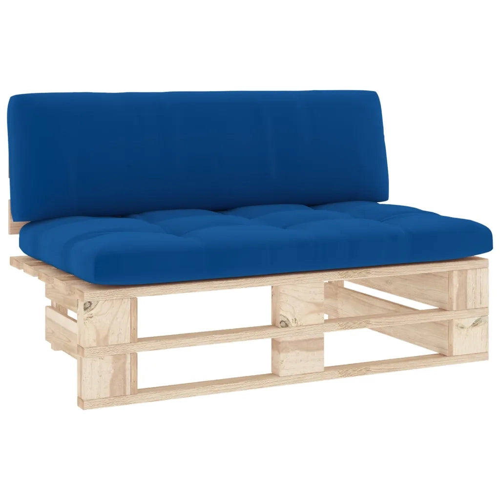 Divano Centrale Giardino-Sofa da giardino su Pallet in Legno di Pino Impregnato 112134