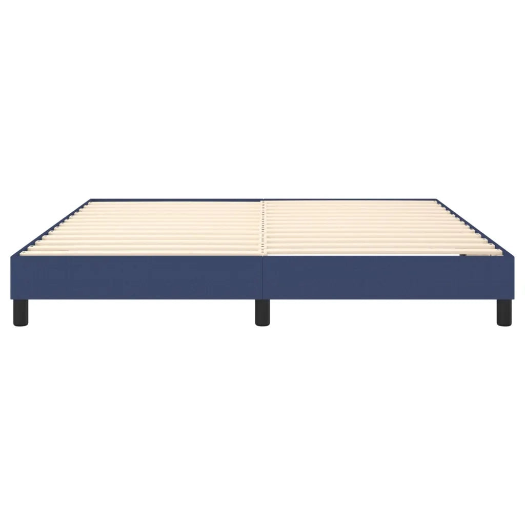 Giroletto a Molle Blu 160x200 cm in Tessuto