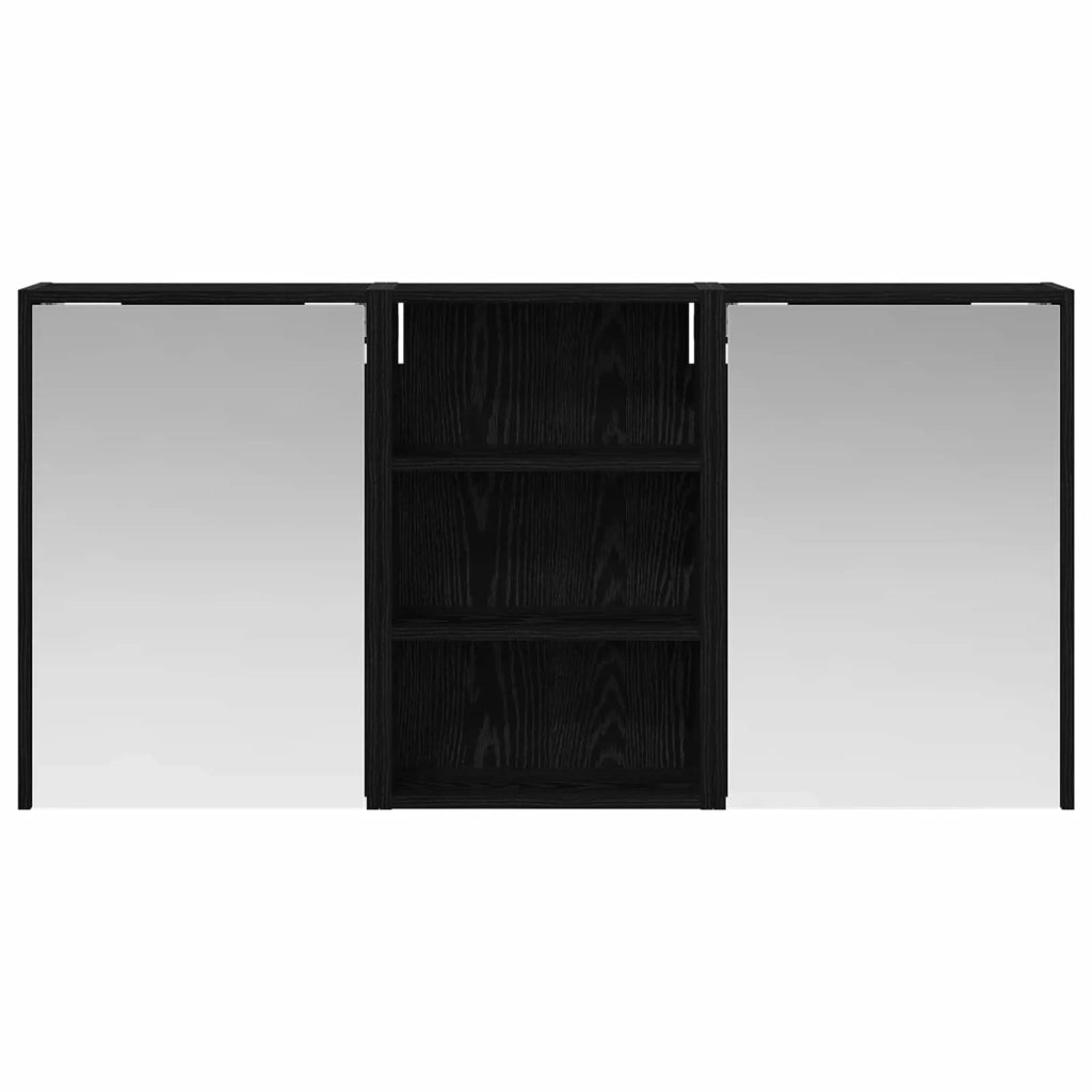 Set di Armadi da Bagno con lo scaffale 3 pcs 126 x 16 x 62.5 cm