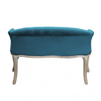 Divano Coleman 107x61x70 h cm in Velluto Blu