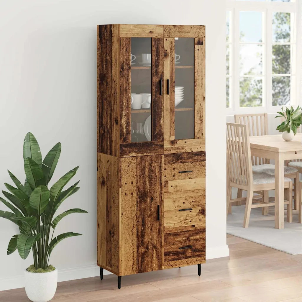 Credenza con cassetto 2 pcs Legno vecchio Legno multistrato 3415751