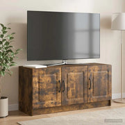 Mobile TV Rovere Fumo 99 x 34,5 x 47 cm Legno ingegnerizzato 895870