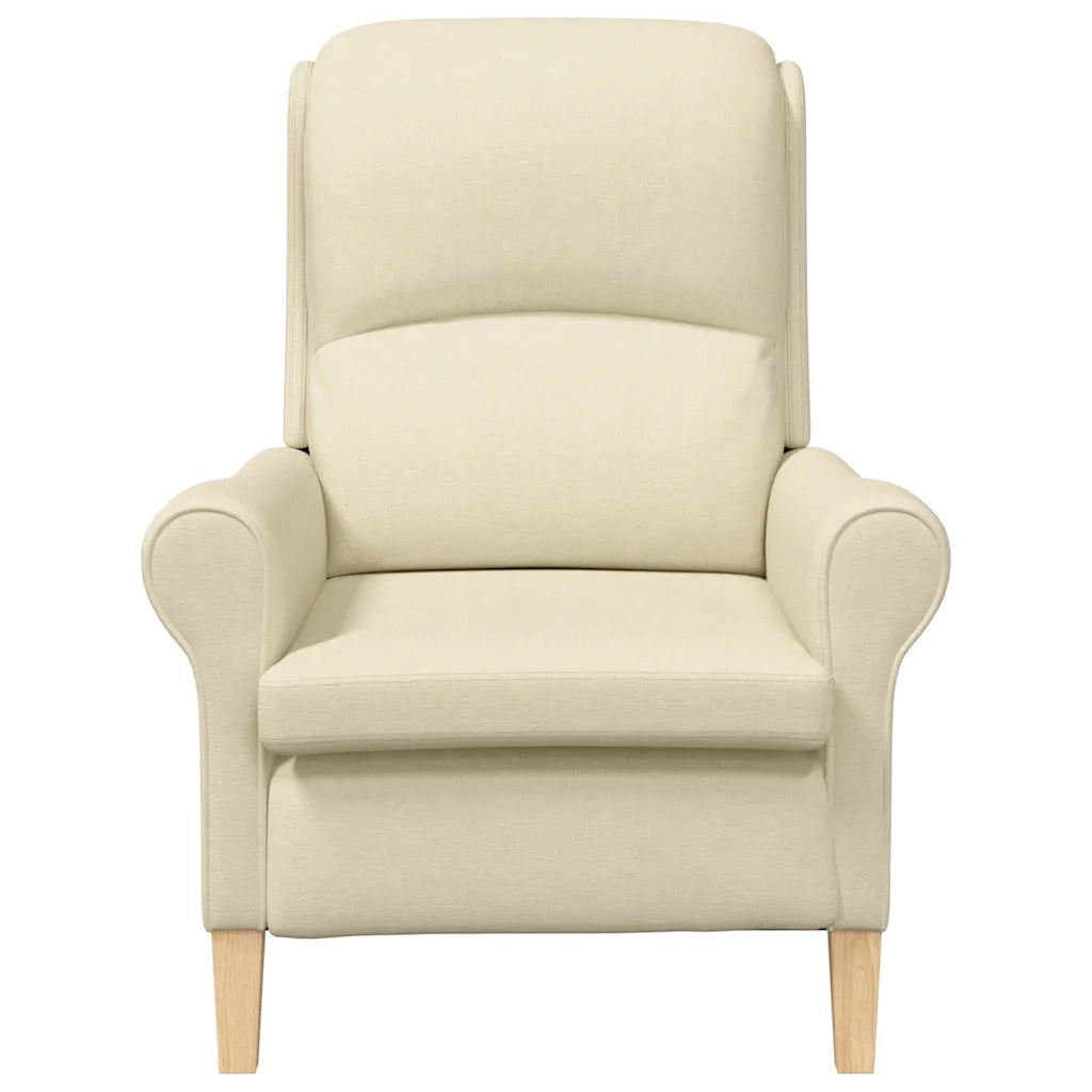 Poltrona-Poltroncina-Divano Sedia Crema Tessuto 869746