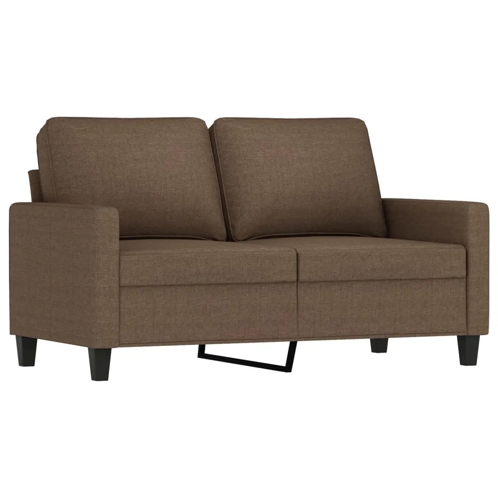 Set di Divani 3 pz con Cuscini Marrone in Tessuto 3201431