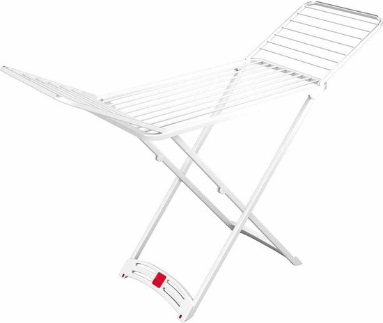 Droogrek Inclinabile per Interno e Esterno - Stendrogaio con Ali - Spaziale e Leggero - Adatto per Piccoli e Grandi Carichi - Ideale per Appartamenti, Balcone e Camere da Studente - Rapido da Ripiegare - Stendrogaio per Abitazioni