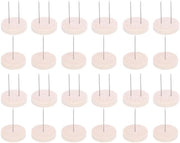 Set di appoggio per bambole in legno - 24 pezzi - standardizzabile - ad ago singolo/doppio - adatto per bambole in maglia - altezza 4 cm