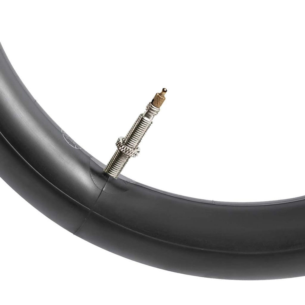 Camera d'aria 20x1.75 a 1.90 per bicicletta in gomma con valvola da 44 mm Nero Avizar
