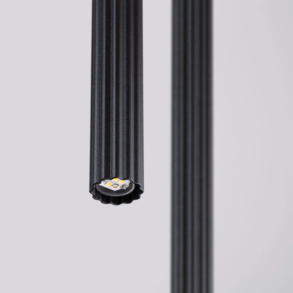 Lampada a sospensione moderna tonda nera 2xG9 ZENTRA Pure Lume