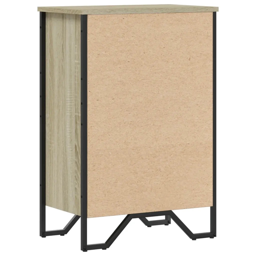 Libreria-Scaffale per Libri-Mobile di Stoccaggio Rovere Sonoma 50x31x74,5 cm in Legno Multistrato