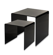 Set 2 tavolini CORVIAN nero