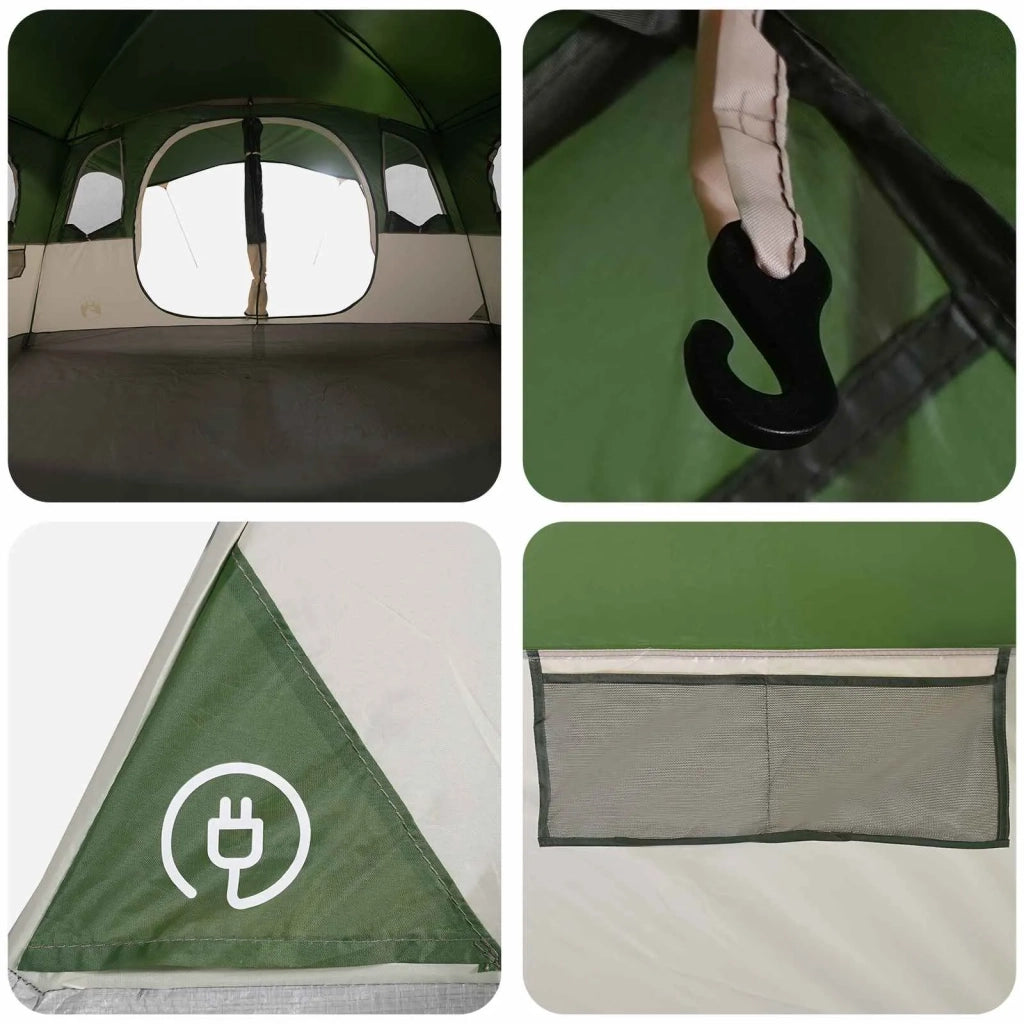 Tenda a tunnel Verde 427 x 305 x 205 cm Poliestere e Acciaio 42028669
