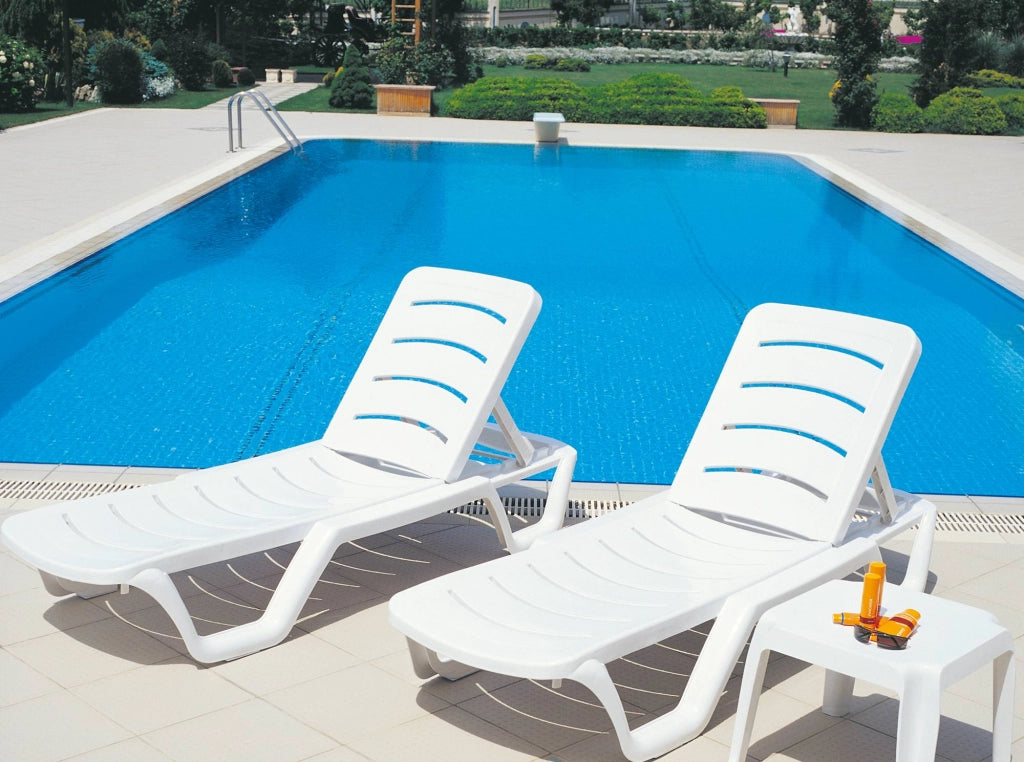 Set di 4 lettini prendisole Bahama