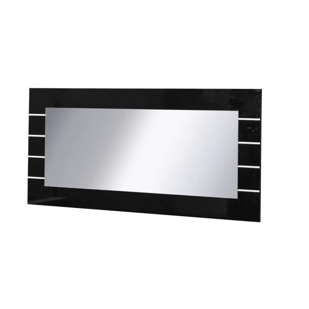 Grande specchio LINA nero - 120 x 60 cm