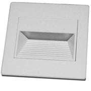 Trade Shop - Lampada Segnapasso 1w A Led Da Parete Muro Applique Da Interno 95x95 Mm -