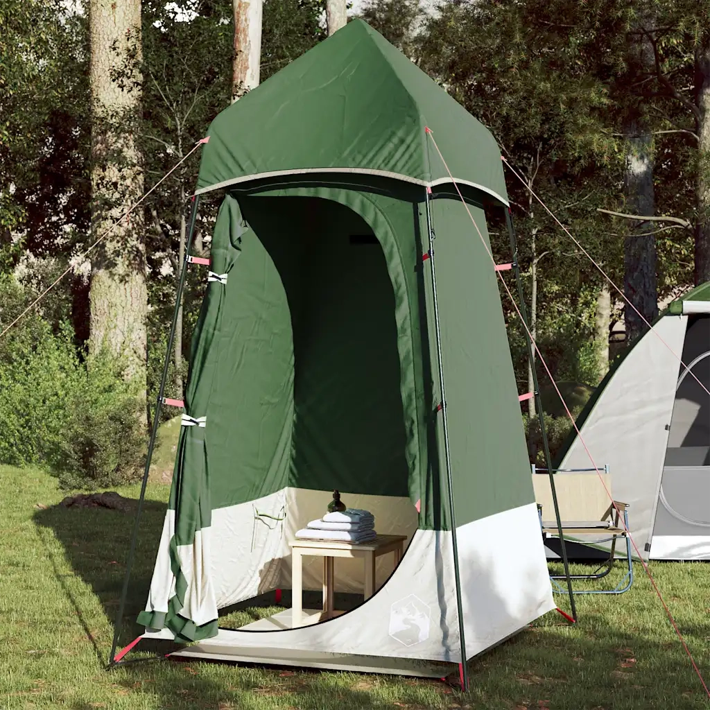 Tenda per Toilette Verde Impermeabile 94424