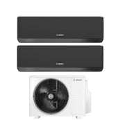 Condizionatore Dual Split Bosch Climate 7000i Black 9+12 con 5000M 53/2 E R-32 Wi-Fi Integrato