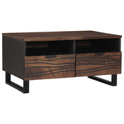 tavolino da caffÃ¨ 80x54x40 cm in legno massello di noce