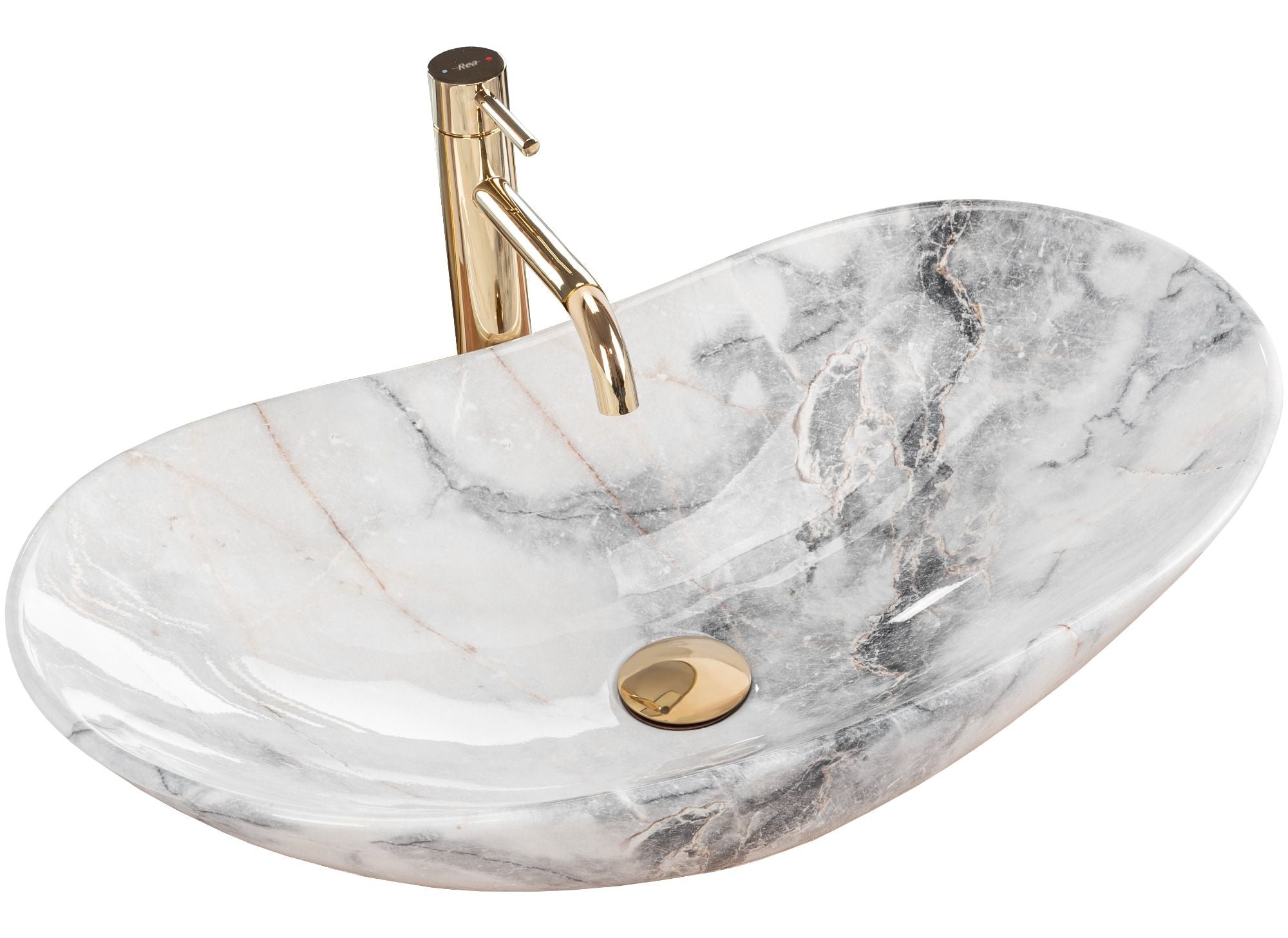 Lavabo Da Appoggio Rea Royal Granit