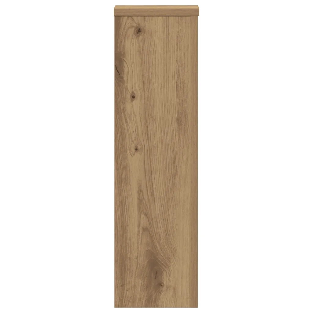 Supporti per Piante 2 pz Rovere 17x17x60 cm in Multistrato 852941