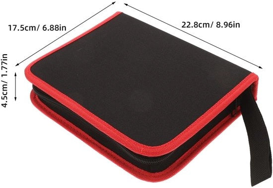 Organizzatore per attrezzi - cassa di stoccaggio - 22,8 x 22,8 x 22,8 cm - organizzatore per trapani - adatto per strumenti da banco - modello compatibile con Solidchoice - Batch-opbergtas - 22,8 x 22,8 x 22,8 cm