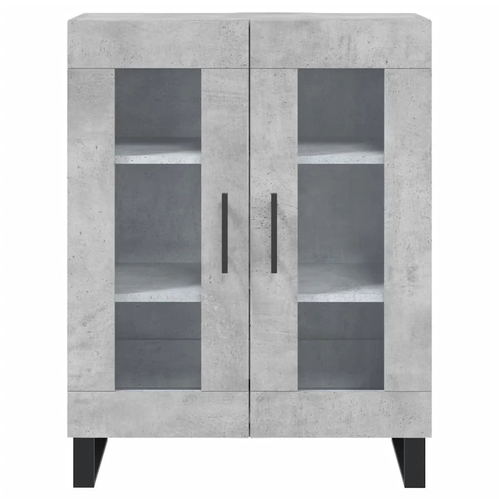 Buffet credenza cassettiera armadio mobile contenitore organizer per cucina soggiorno salotto 695 x 34 x 90 cm legno ingegnerizzato grigio 02_0032073