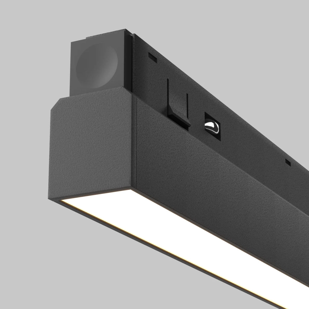 Maytoni Lampada da Binario Exility Basis 1 luce LED integrato nero alluminio