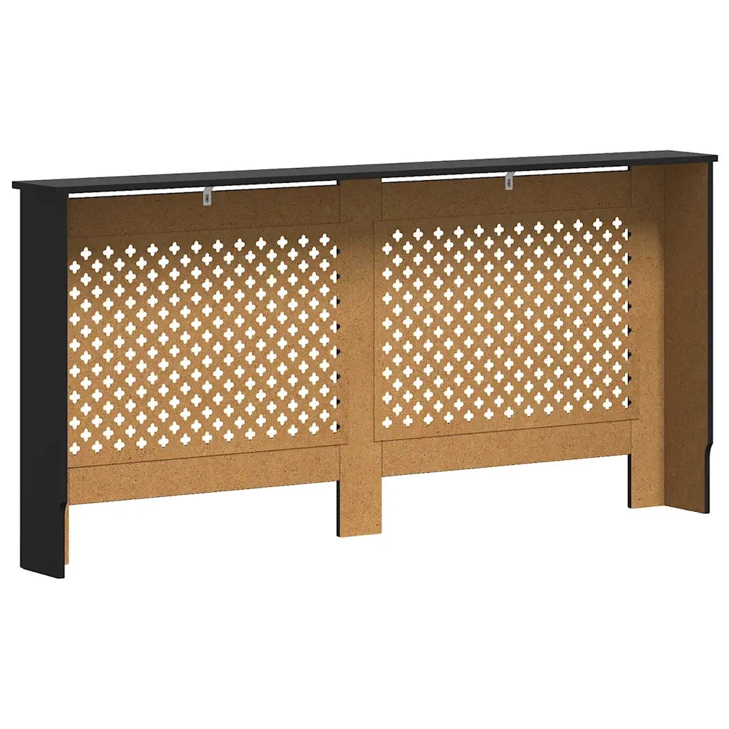 Copertura per Radiatore Nera 172x19x81 cm in MDF cod mxl 72231