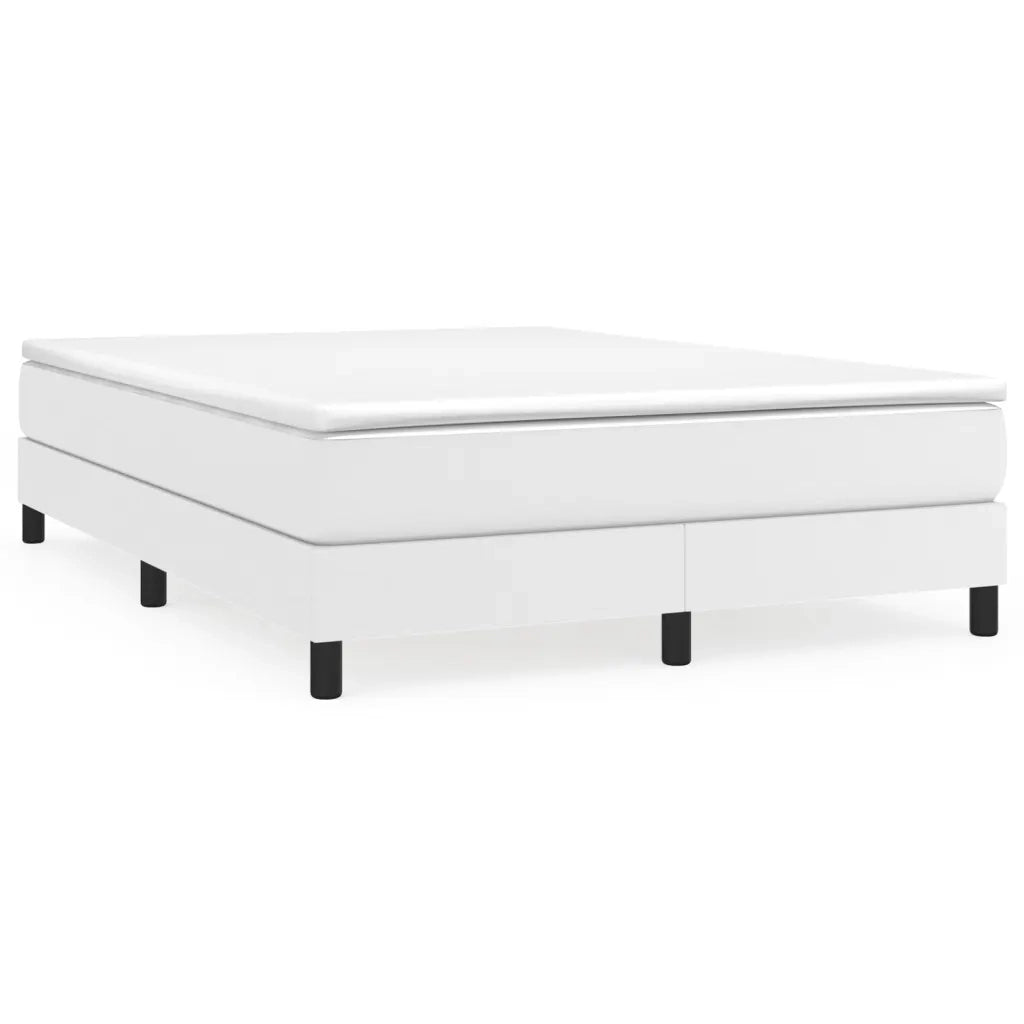 Giroletto a Molle con Materasso Bianco 140x200 cm in Similpellecod mxl 99899