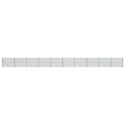 Recinzione da Giardino | Recinzione a Rete con Flangia Verde 1,8x25 m