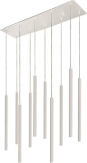 Lampadario a sospensione Nowodvorski Laser bianco 10xG9