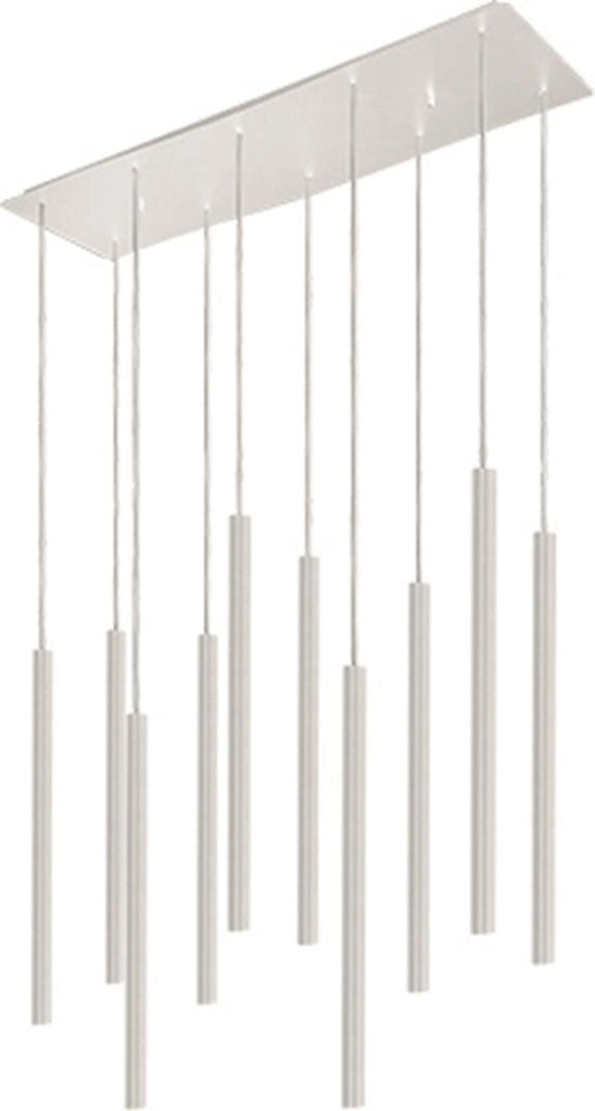 Lampadario a sospensione Nowodvorski Laser bianco 10xG9