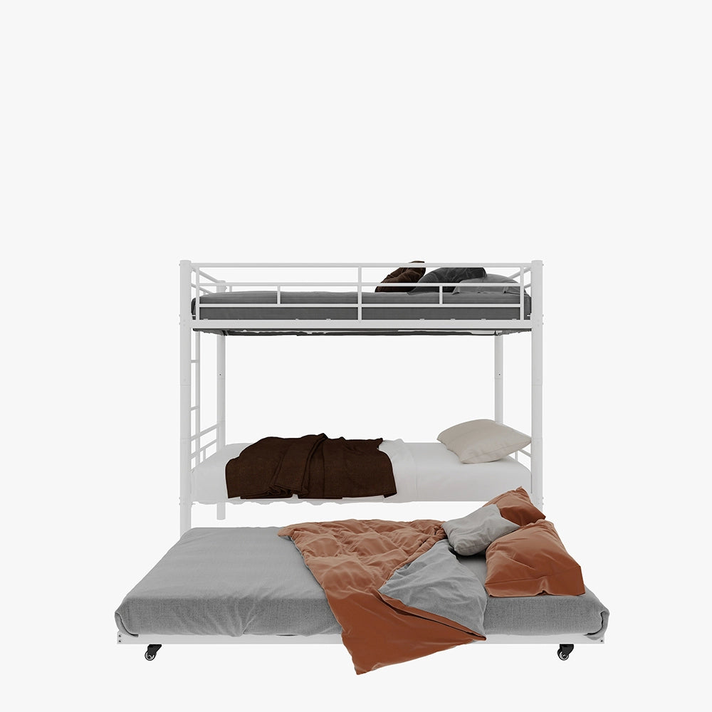 Letto metallico Twin Over Twin - Xylo - senza rete necessaria, sicuro