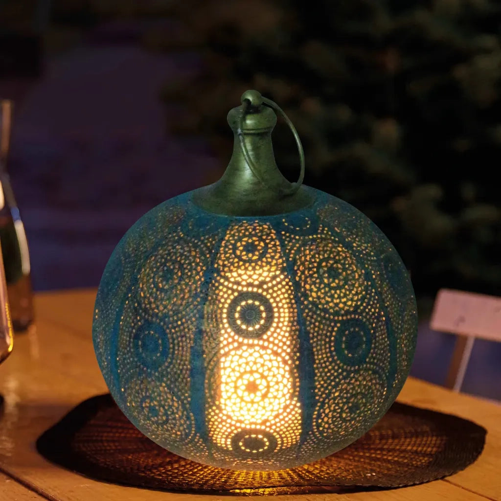 Luxform Lampada da Esterno con Fiamma a LED a Batteria Tiznit Verde 431571