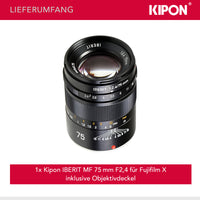 Kipon Iberit 75/2,4 full frame Fuji X