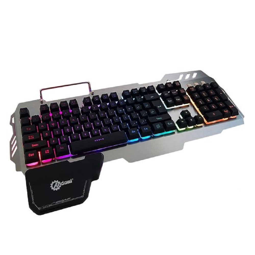 Trade Shop - Tastiera Da Gioco Cablata Usb Con Retroilluminazione Rgb Design Ergonomico K55 -