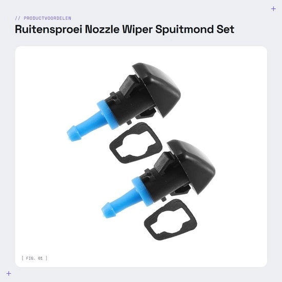 Raccoglitore per Paraurti - 2 Pezzi - Bocchetta per Paraurti - Plastica - 44x22x16mm - Adatto per Jeep Patriot 2009-2017 - Bocchetta per Raccoglitore